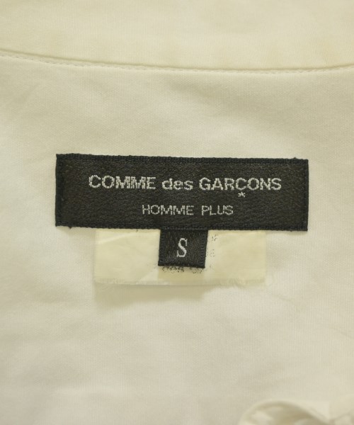 COMME des GARCONS HOMME PLUS（コムデギャルソンオムプリュス）カジュアルシャツ 白 サイズ:S メンズ/2200638486087