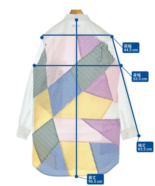 COMME des GARCONS HOMME PLUS（コムデギャルソンオムプリュス）カジュアルシャツ 白 サイズ:M メンズ/2200638486100