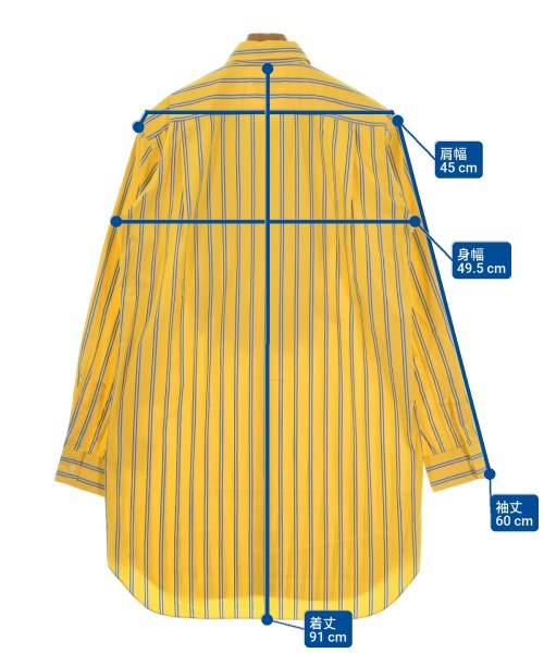 COMME des GARCONS HOMME PLUS（コムデギャルソンオムプリュス）カジュアルシャツ 黄 サイズ:S メンズ/2200638486117