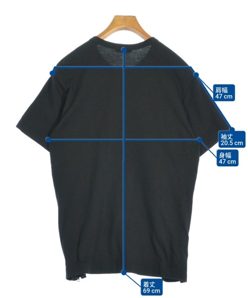 COMME des GARCONS HOMME PLUS（コムデギャルソンオムプリュス）Tシャツ・カットソー 黒 サイズ:-(S位) メンズ/2200638486223
