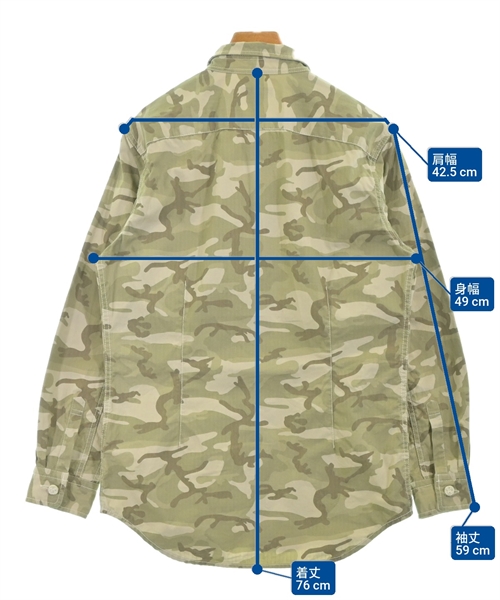 COMME des GARCONS HOMME PLUS（コムデギャルソンオムプリュス）カジュアルシャツ カーキ サイズ:M メンズ/2200638536041
