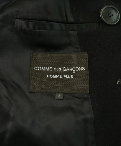 COMME des GARCONS HOMME PLUS（コムデギャルソンオムプリュス）ピーコート 黒 サイズ:S メンズ/2200638544015