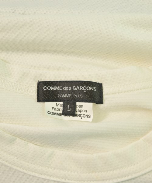 COMME des GARCONS HOMME PLUS（コムデギャルソンオムプリュス）Tシャツ・カットソー 白 サイズ:L メンズ/2200627647093