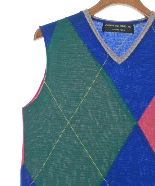 COMME des GARCONS HOMME PLUS（コムデギャルソンオムプリュス）ベスト 青 サイズ:-(XL位) メンズ/2200640171155