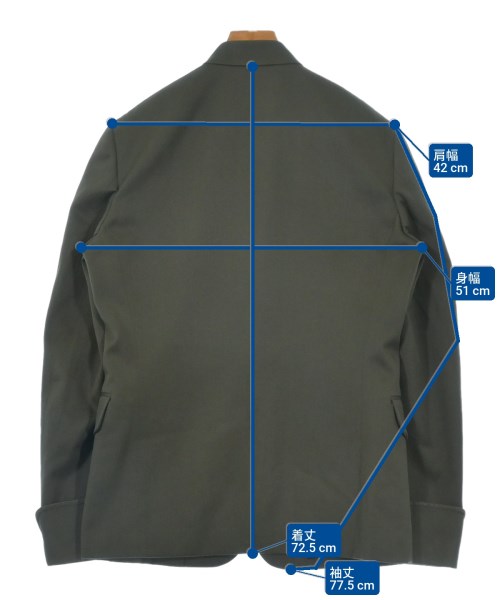 COMME des GARCONS HOMME PLUS（コムデギャルソンオムプリュス）カジュアルジャケット カーキ サイズ:S メンズ/2200640565015