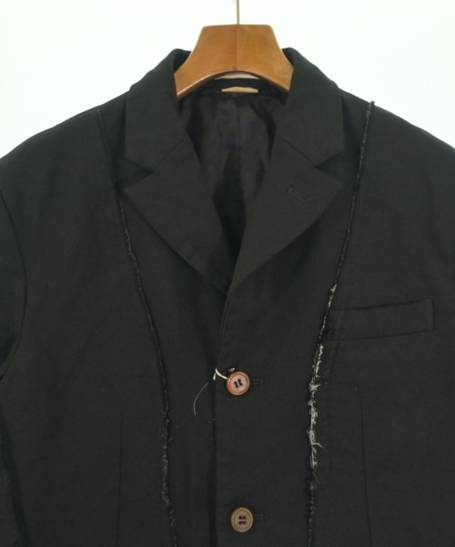COMME des GARCONS HOMME PLUS（コムデギャルソンオムプリュス）カジュアルジャケット 黒 サイズ:S メンズ/2200638262247