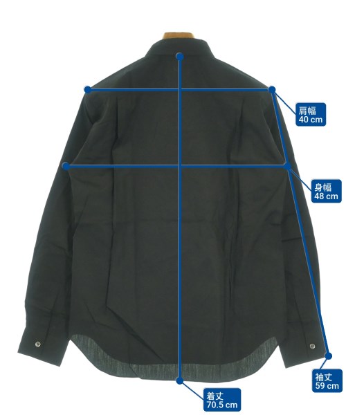 COMME des GARCONS HOMME PLUS（コムデギャルソンオムプリュス）カジュアルシャツ 黒 サイズ:XS メンズ/2200638262391