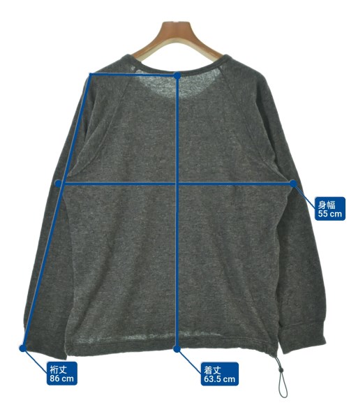 COMME des GARCONS HOMME PLUS（コムデギャルソンオムプリュス）ニット・セーター グレー サイズ:M メンズ/2200643606050