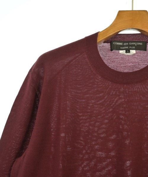 COMME des GARCONS HOMME PLUS（コムデギャルソンオムプリュス）ニット・セーター 赤 サイズ:L メンズ/2200643728264