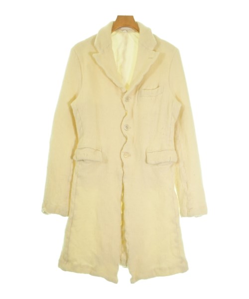 COMME des GARCONS HOMME PLUS(コムデギャルソンオムプリュス)チェスターコート 白 サイズ:L/2200644689014