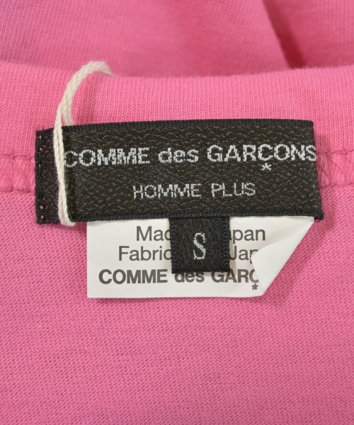 COMME des GARCONS HOMME PLUS（コムデギャルソンオムプリュス）Tシャツ・カットソー ピンク サイズ:S メンズ/2200598718181