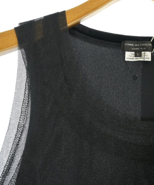COMME des GARCONS HOMME PLUS（コムデギャルソンオムプリュス）タンクトップ 黒 サイズ:L メンズ/2200598875150