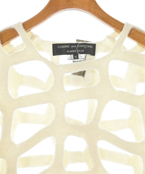 COMME des GARCONS HOMME PLUS（コムデギャルソンオムプリュス）ニット・セーター 白 サイズ:M メンズ/2200545936071