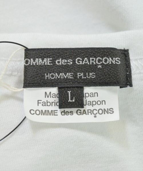 COMME des GARCONS HOMME PLUS（コムデギャルソンオムプリュス）Tシャツ・カットソー 白 サイズ:L メンズ/2200547528106