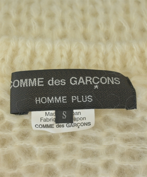 COMME des GARCONS HOMME PLUS（コムデギャルソンオムプリュス）ニット・セーター 白 サイズ:S メンズ/2200548534090