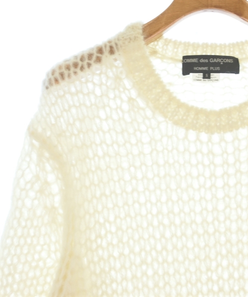 COMME des GARCONS HOMME PLUS（コムデギャルソンオムプリュス）ニット・セーター 白 サイズ:S メンズ/2200548534090