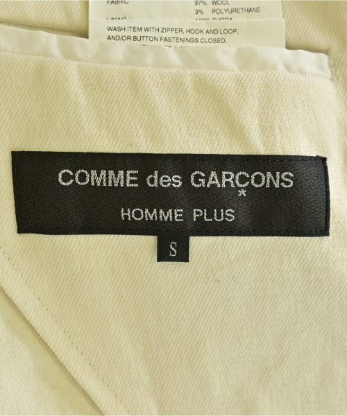 COMME des GARCONS HOMME PLUS（コムデギャルソンオムプリュス）カジュアルジャケット ベージュ サイズ:S メンズ/2200548181089