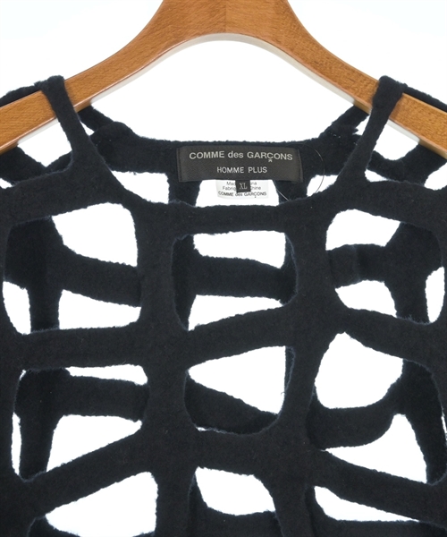 COMME des GARCONS HOMME PLUS（コムデギャルソンオムプリュス）ニット・セーター 黒 サイズ:XL メンズ/2200548401033