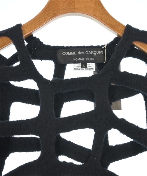COMME des GARCONS HOMME PLUS（コムデギャルソンオムプリュス）ニット・セーター 黒 サイズ:L メンズ/2200549662037