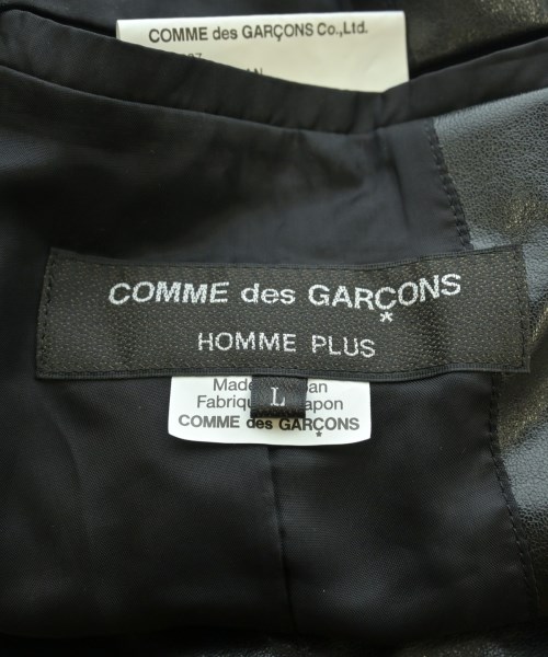 COMME des GARCONS HOMME PLUS（コムデギャルソンオムプリュス）カジュアルジャケット 黒 サイズ:L メンズ/2200549963202