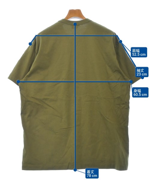 COMME des GARCONS HOMME PLUS（コムデギャルソンオムプリュス）Tシャツ・カットソー カーキ サイズ:L メンズ/2200621660036