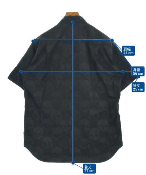 COMME des GARCONS HOMME PLUS（コムデギャルソンオムプリュス）カジュアルシャツ 黒 サイズ:M メンズ/2200616426142