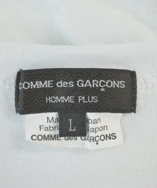 COMME des GARCONS HOMME PLUS（コムデギャルソンオムプリュス）Tシャツ・カットソー 白 サイズ:L メンズ/2200621971033