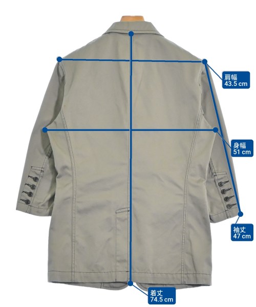 COMME des GARCONS HOMME PLUS（コムデギャルソンオムプリュス）ジャケット グレー サイズ:M メンズ/2200622084039