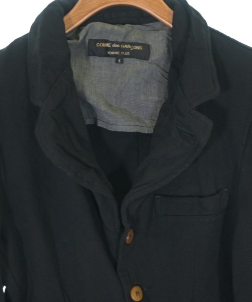 COMME des GARCONS HOMME PLUS（コムデギャルソンオムプリュス）カジュアルジャケット 黒 サイズ:S メンズ/2200623576038