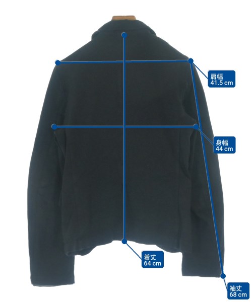 COMME des GARCONS HOMME PLUS（コムデギャルソンオムプリュス）カジュアルジャケット 黒 サイズ:S メンズ/2200623576038