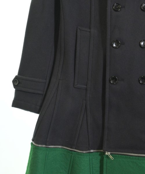 COMME des GARCONS HOMME PLUS（コムデギャルソンオムプリュス）ピーコート 紺 サイズ:M メンズ/2200623779019