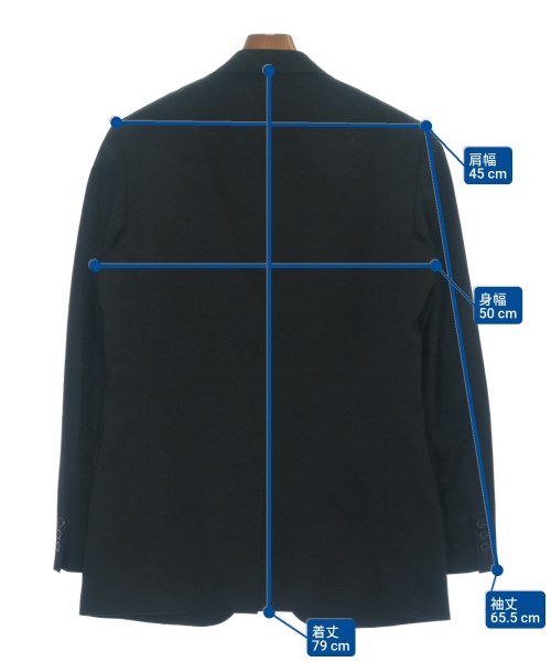 COMME des GARCONS HOMME PLUS（コムデギャルソンオムプリュス）テーラードジャケット 黒 サイズ:M メンズ/2200623922019