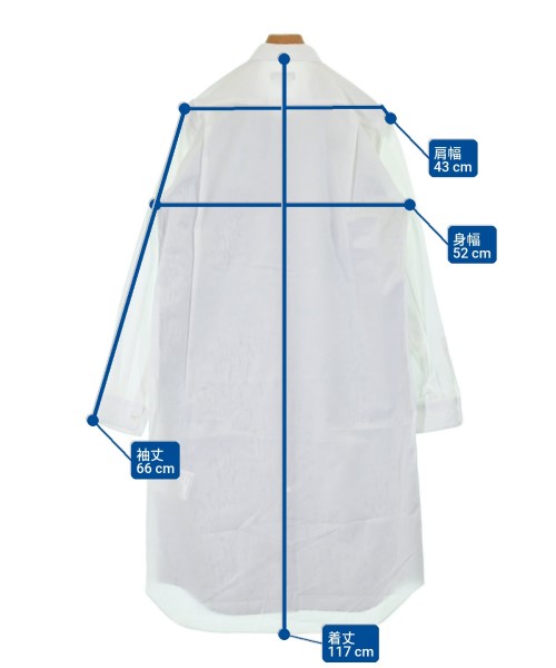 COMME des GARCONS HOMME PLUS（コムデギャルソンオムプリュス）カジュアルシャツ 白 サイズ:M メンズ/2200624258032