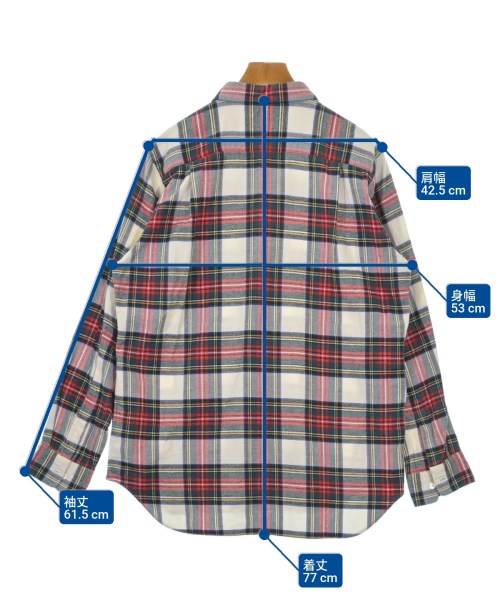 COMME des GARCONS HOMME PLUS（コムデギャルソンオムプリュス）カジュアルシャツ 白 サイズ:-(M位) メンズ/2200624551010