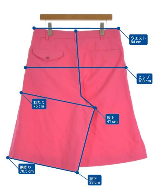 COMME des GARCONS HOMME PLUS（コムデギャルソンオムプリュス）ショートパンツ ピンク サイズ:L メンズ/2200613845014