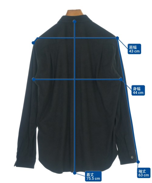 COMME des GARCONS HOMME PLUS（コムデギャルソンオムプリュス）カジュアルシャツ 黒 サイズ:S メンズ/2200625066049