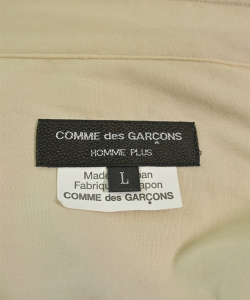 COMME des GARCONS HOMME PLUS（コムデギャルソンオムプリュス）カジュアルシャツ ベージュ サイズ:L メンズ/2200625167036