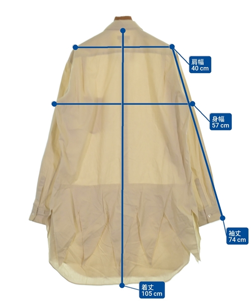 COMME des GARCONS HOMME PLUS（コムデギャルソンオムプリュス）カジュアルシャツ ベージュ サイズ:L メンズ/2200625167036