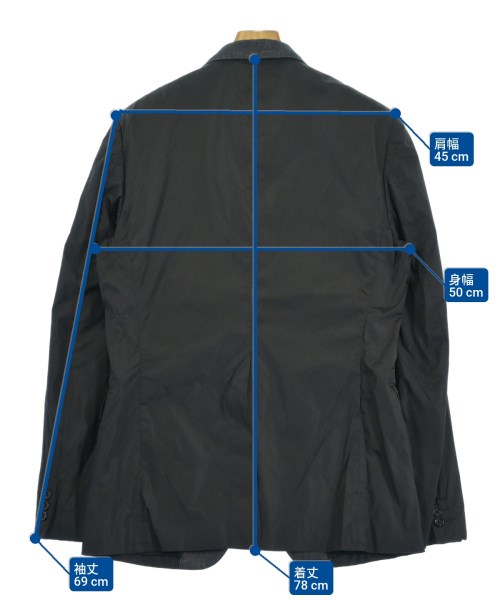 COMME des GARCONS HOMME PLUS（コムデギャルソンオムプリュス）ジャケット 黒 サイズ:M メンズ/2200625841172