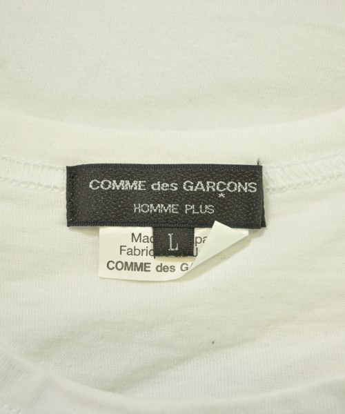 COMME des GARCONS HOMME PLUS（コムデギャルソンオムプリュス）Tシャツ・カットソー 白 サイズ:L メンズ/2200625841301