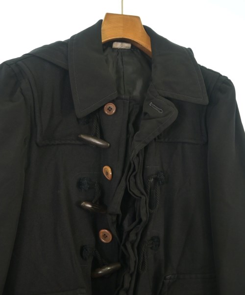 COMME des GARCONS HOMME PLUS（コムデギャルソンオムプリュス）ダッフルコート 黒 サイズ:S メンズ/2200626333010