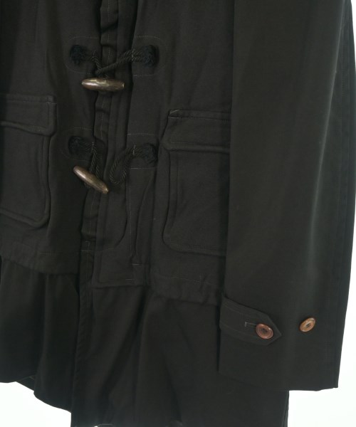 COMME des GARCONS HOMME PLUS（コムデギャルソンオムプリュス）ダッフルコート 黒 サイズ:S メンズ/2200626333010