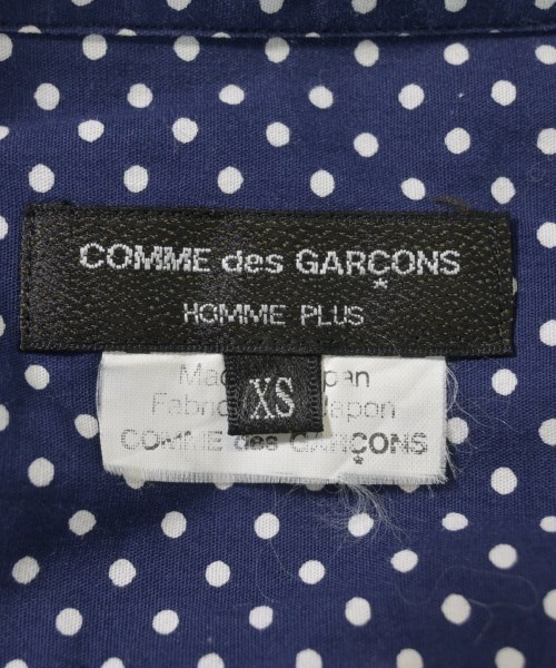 COMME des GARCONS HOMME PLUS（コムデギャルソンオムプリュス）カジュアルシャツ 紺 サイズ:XS メンズ/2200625150014