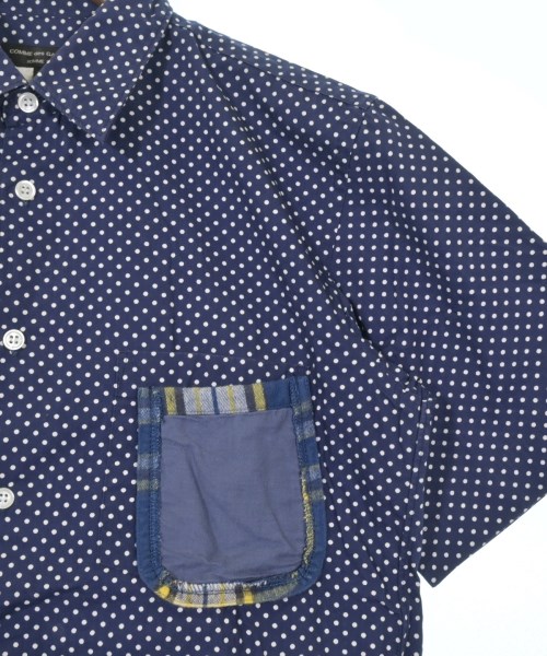 COMME des GARCONS HOMME PLUS（コムデギャルソンオムプリュス）カジュアルシャツ 紺 サイズ:XS メンズ/2200625150014