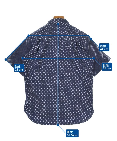 COMME des GARCONS HOMME PLUS（コムデギャルソンオムプリュス）カジュアルシャツ 紺 サイズ:XS メンズ/2200625150014