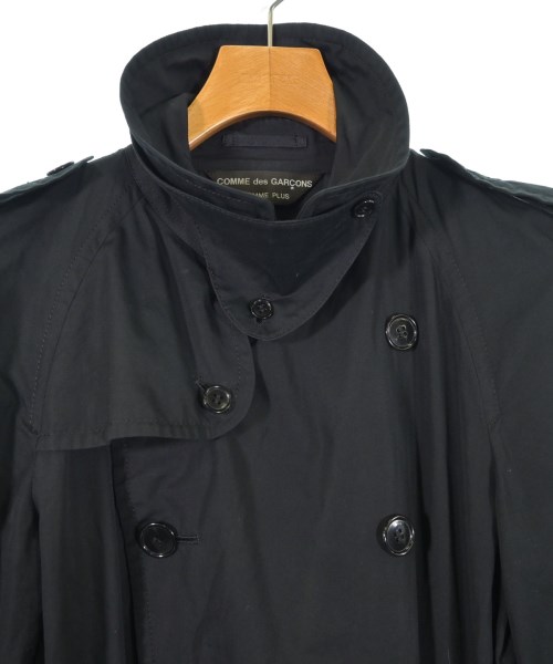 COMME des GARCONS HOMME PLUS（コムデギャルソンオムプリュス）トレンチコート 黒 サイズ:S メンズ/2200627443046