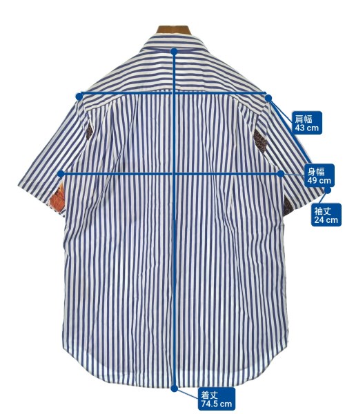 COMME des GARCONS HOMME PLUS（コムデギャルソンオムプリュス）カジュアルシャツ 青 サイズ:S メンズ/2200613159210
