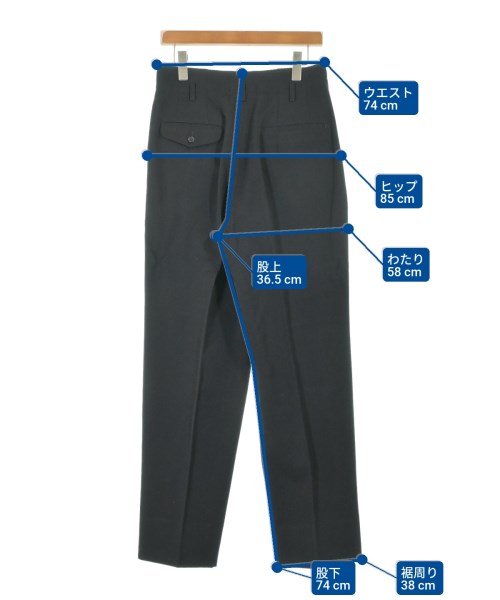 COMME des GARCONS HOMME PLUS（コムデギャルソンオムプリュス）スラックス 黒 サイズ:M メンズ/2200628355034