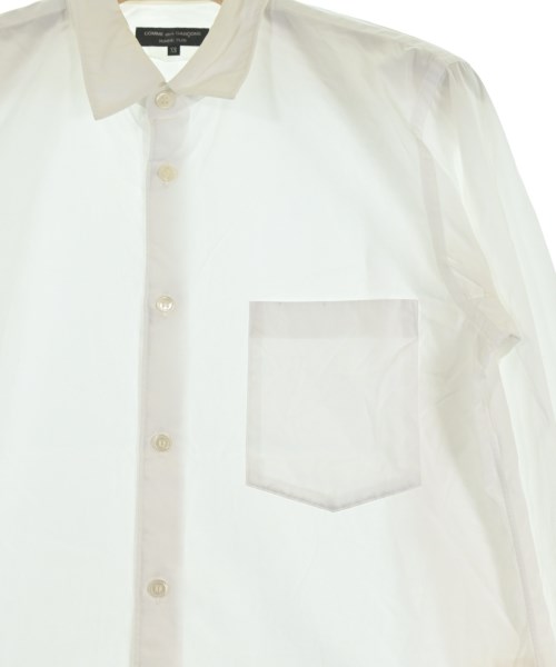 COMME des GARCONS HOMME PLUS（コムデギャルソンオムプリュス）カジュアルシャツ 白 サイズ:S メンズ/2200629071070