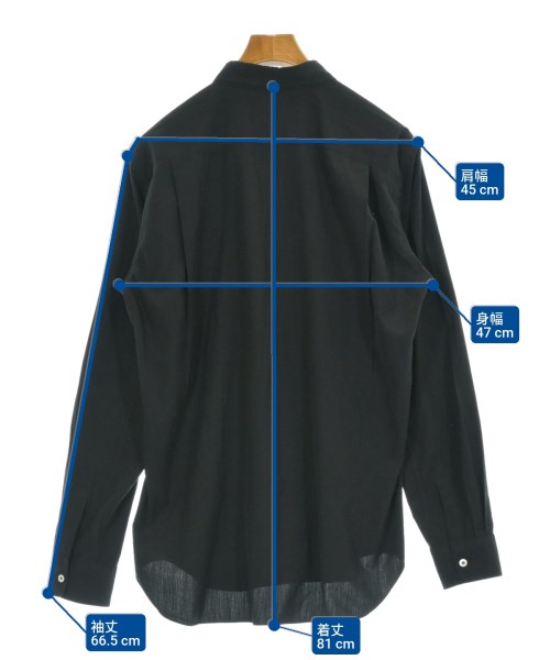 COMME des GARCONS HOMME PLUS（コムデギャルソンオムプリュス）カジュアルシャツ 黒 サイズ:M メンズ/2200630126011